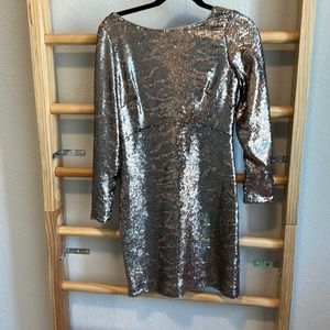 Jessica Simpson sequin cocktail mini dress Sz 6